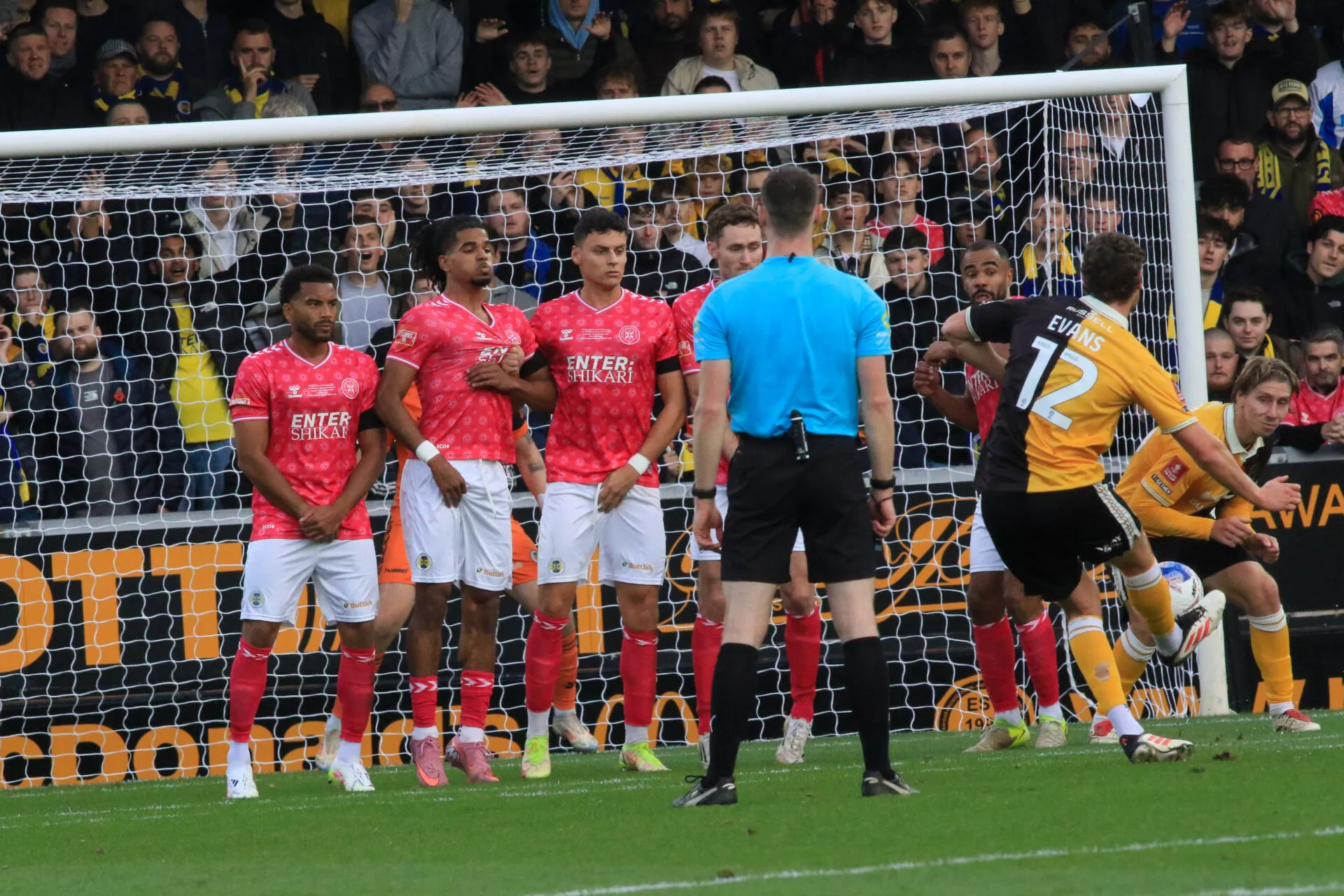 Burton Albion vs St Albans City, 1 November 2025: match photo 7 of 12