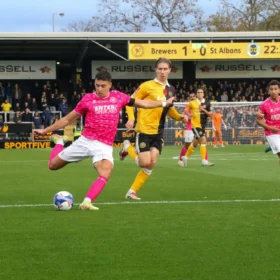 Burton Albion vs St Albans City, 1 November 2025: match photo 8 of 12